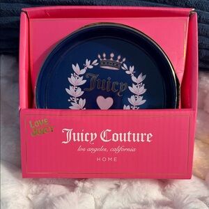 Juicy Couture Pink and Blue Trinket Tray